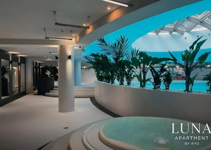 Apartment Luna Hanza Tower - Basen, Sauna & Szczecin