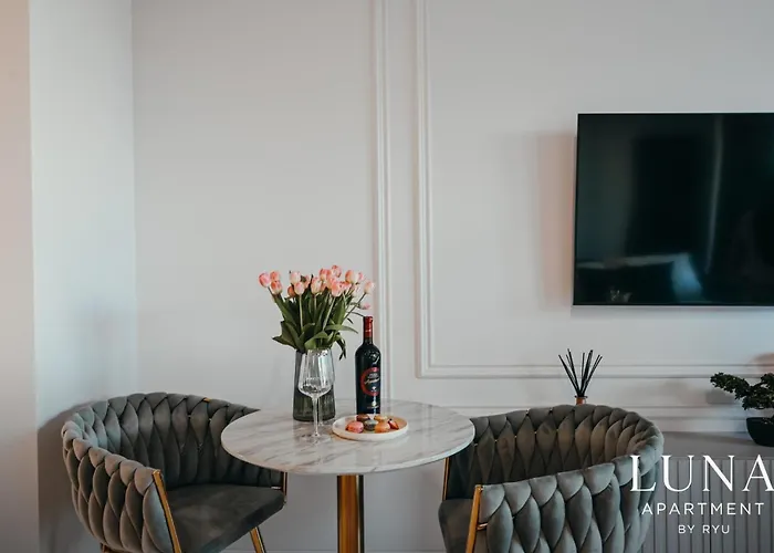 Apartment Luna Hanza Tower - Basen, Sauna &